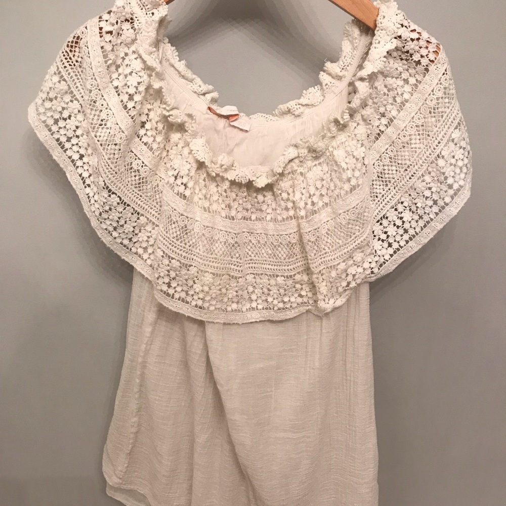 White Off-the-Shoulder Dress